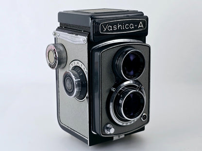 🌸[Near MINT] Yashica A TLR 6x6 Medium Format 120 Film Camera From Japan
