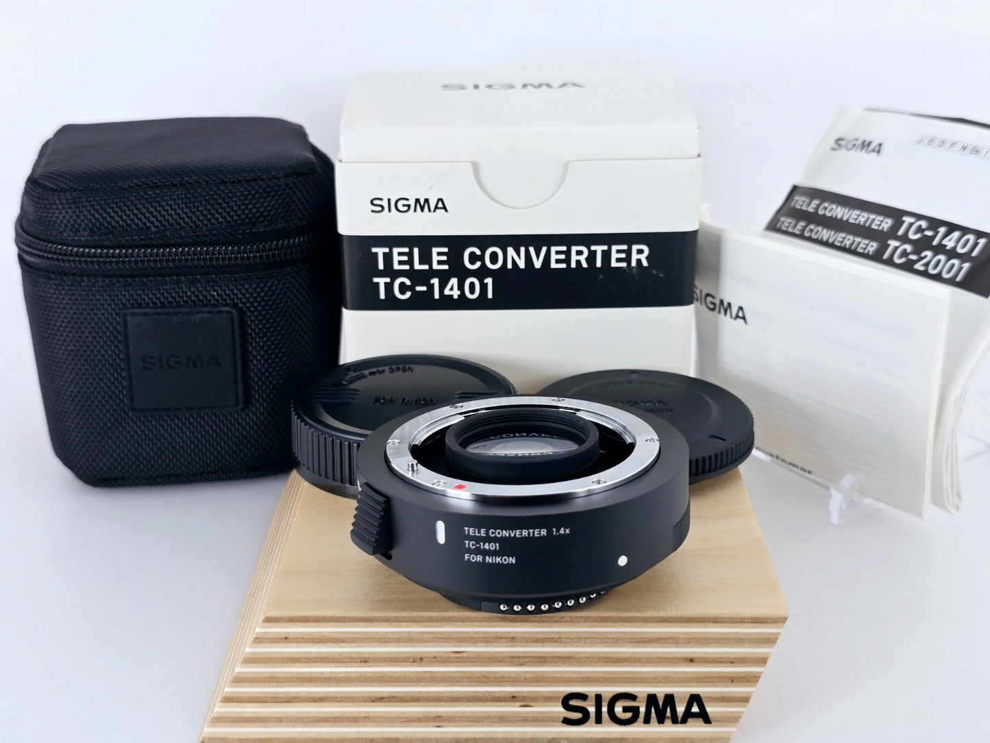 [Pre-owned] Sigma TC-1401 Tele Converter 1.4x for Nikon F Mount — Near MINT+++ — Japan #5194