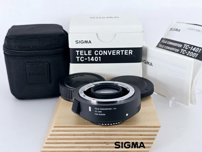 [Pre-owned] Sigma TC-1401 Tele Converter 1.4x for Nikon F Mount — Near MINT+++ — Japan #5194