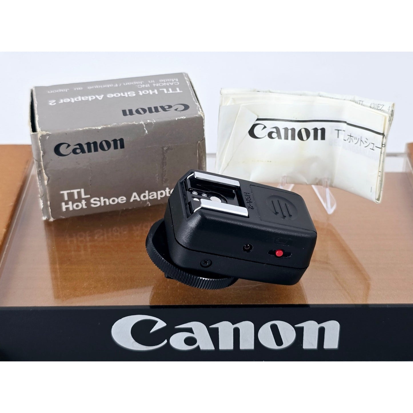 [Pre-owned] Canon TTL Hot Shoe Adapter 2 for EOS Film SLR Cameras — Unused — Japan #4531