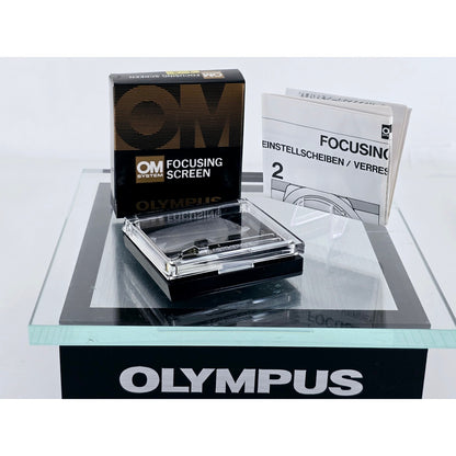 [Pre-owned] Olympus OM Focusing Screen 1-8 for OM-1 OM-2 OM-2N OM-3 OM-4 — Unused — Japan #4546