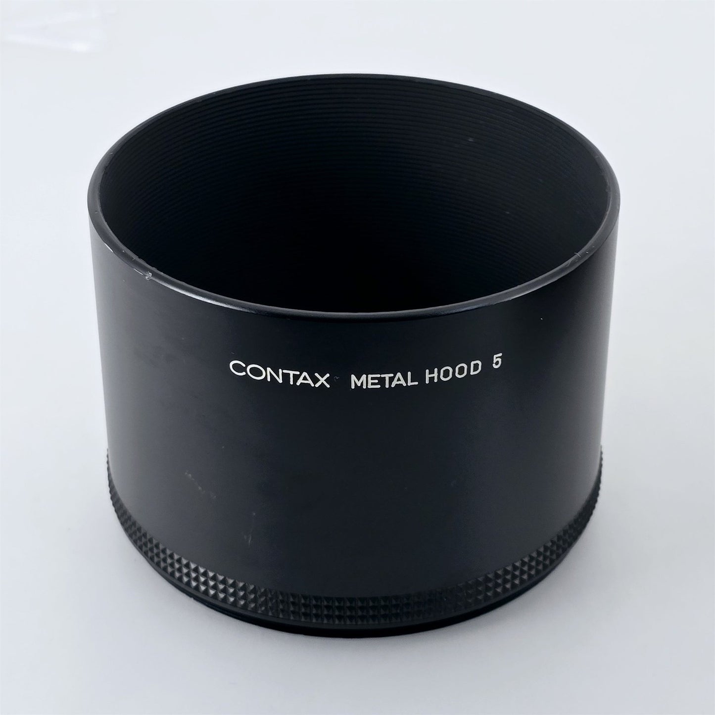 [Pre-owned] Contax Genuine Metal Lens Hood 5 — Near Mint — Japan #5601