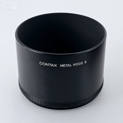 [Pre-owned] Contax Genuine Metal Lens Hood 5 — Near Mint — Japan #5601