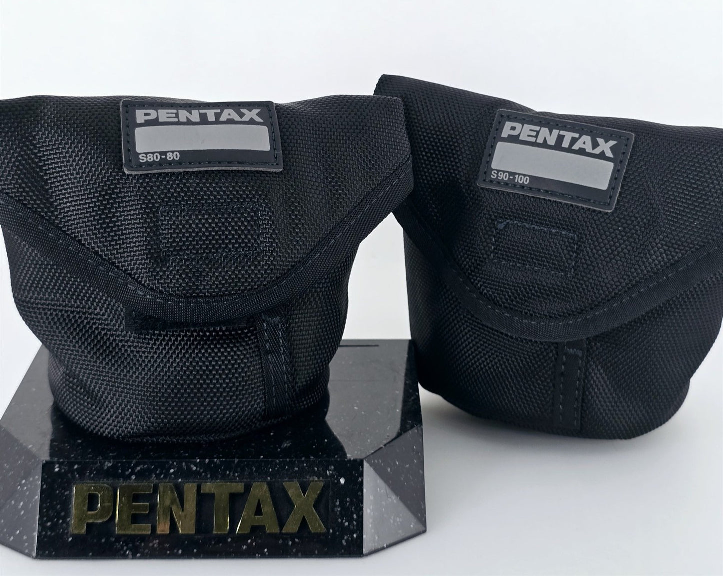 [Pre-owned] Genuine Pentax S80-80 S90-100 Soft Lens Case Pouch — Top Mint — Japan #5405