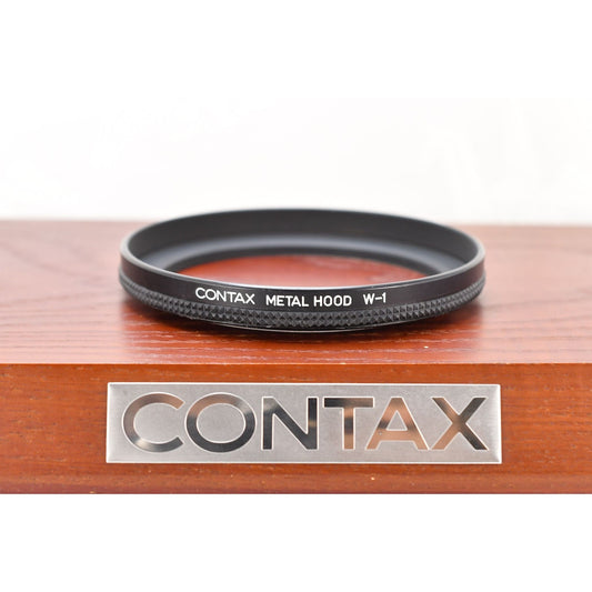 [Pre-owned] Contax Metal Hood W-1 82mm — Near MINT — Japan #2006