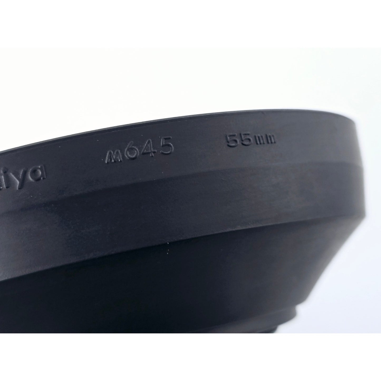 [Pre-owned] Mamiya M645 55mm Rubber Lens Hood Genuine for Sekor C — MINT — Japan #4783