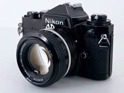 New Seal🌸[Near MINT] Nikon FE SLR 35mm Film Camera Ai 50mm F1.4 Lens From Japan