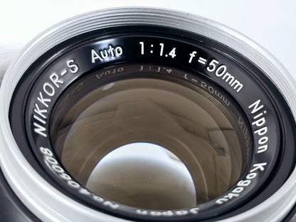 6 Blades Early Model🌸[Near MINT+++] Nikon Nikkor-S Auto 50mm F1.4 MF Lens Japan