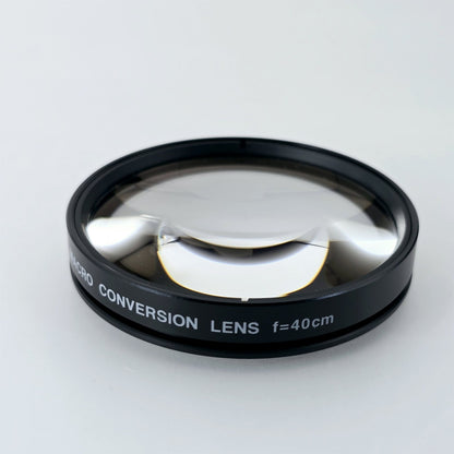 [Pre-owned] Olympus MCON-40 Macro Conversion Lens w/ 43-55mm Step-Up Ring — Mint — Japan #5526