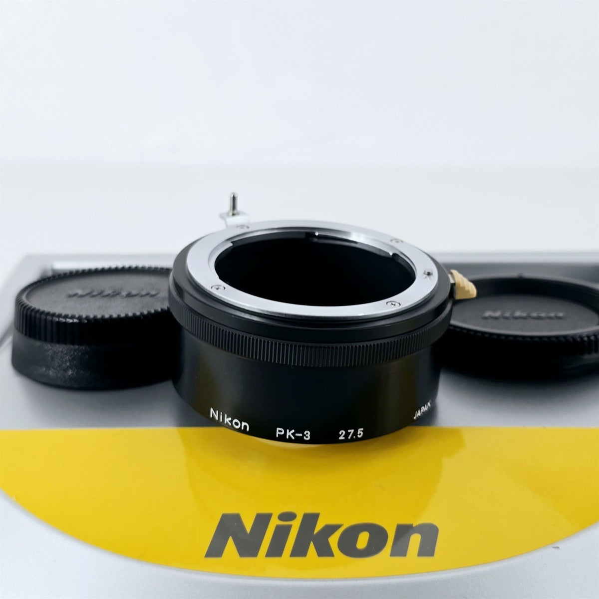 [Pre-owned] Nikon PK-3 Auto Extension Ring Tube 27.5 for F Mount SLR — Mint — Japan #5695