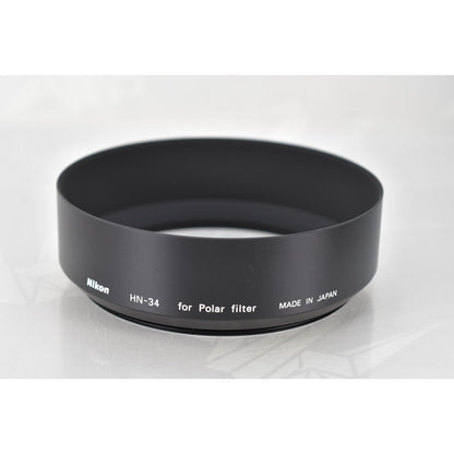 [Pre-owned] Nikon HN-34 Screw-in Lens Hood for 77mm Circular Polarizing Filter — Unused — Japan #2229