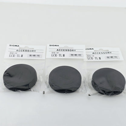 [Pre-owned] Sigma LCR-TL II Rear Lens Cap for Leica L Mount (Set of 3) — Unused — Japan #5478