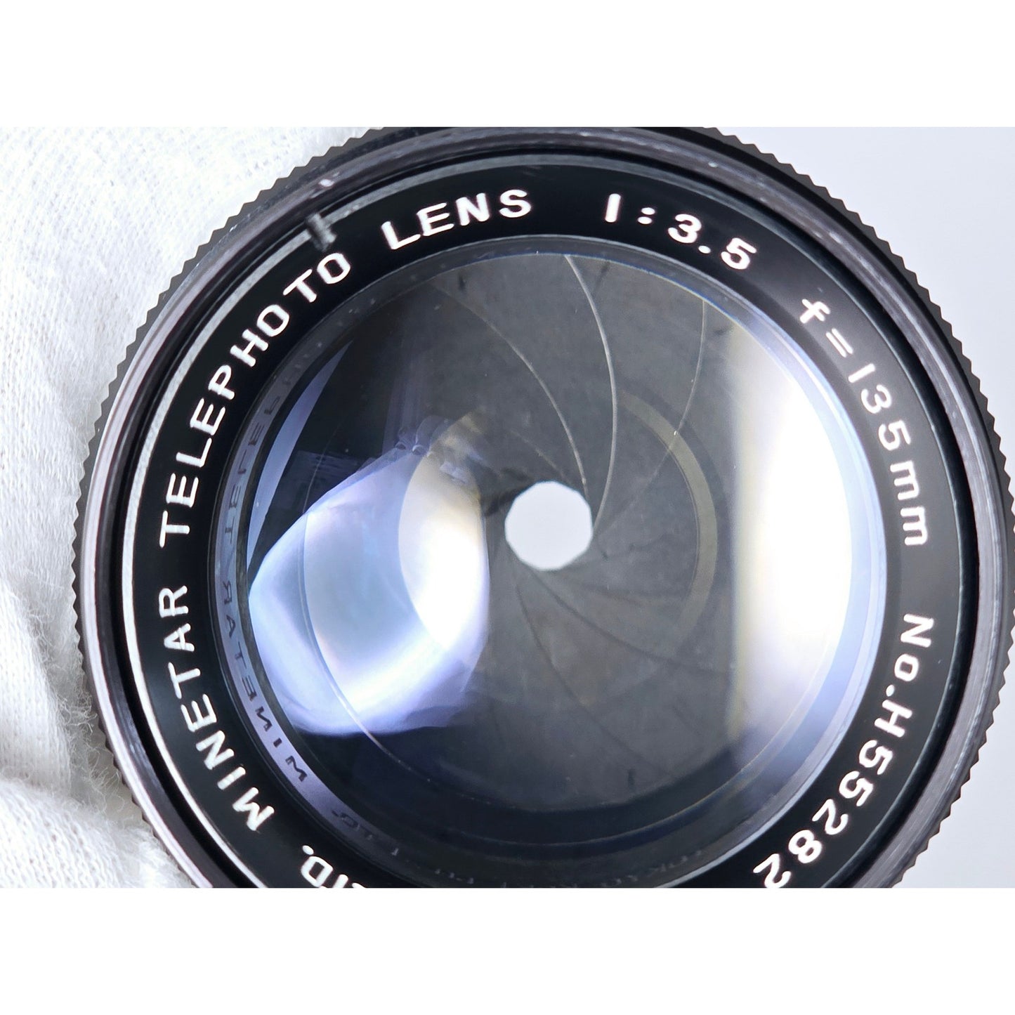[Pre-owned] Tokyo Koki Minetar Telephoto 135mm F3.5 MF Lens — Near MINT — Japan #3434