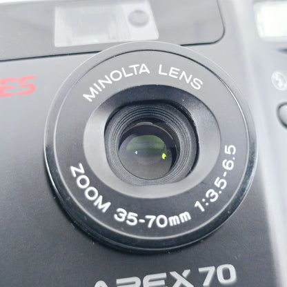 [Pre-owned] Minolta Apex 70 Point & Shoot 35mm Film Camera — Mint — Japan #5645