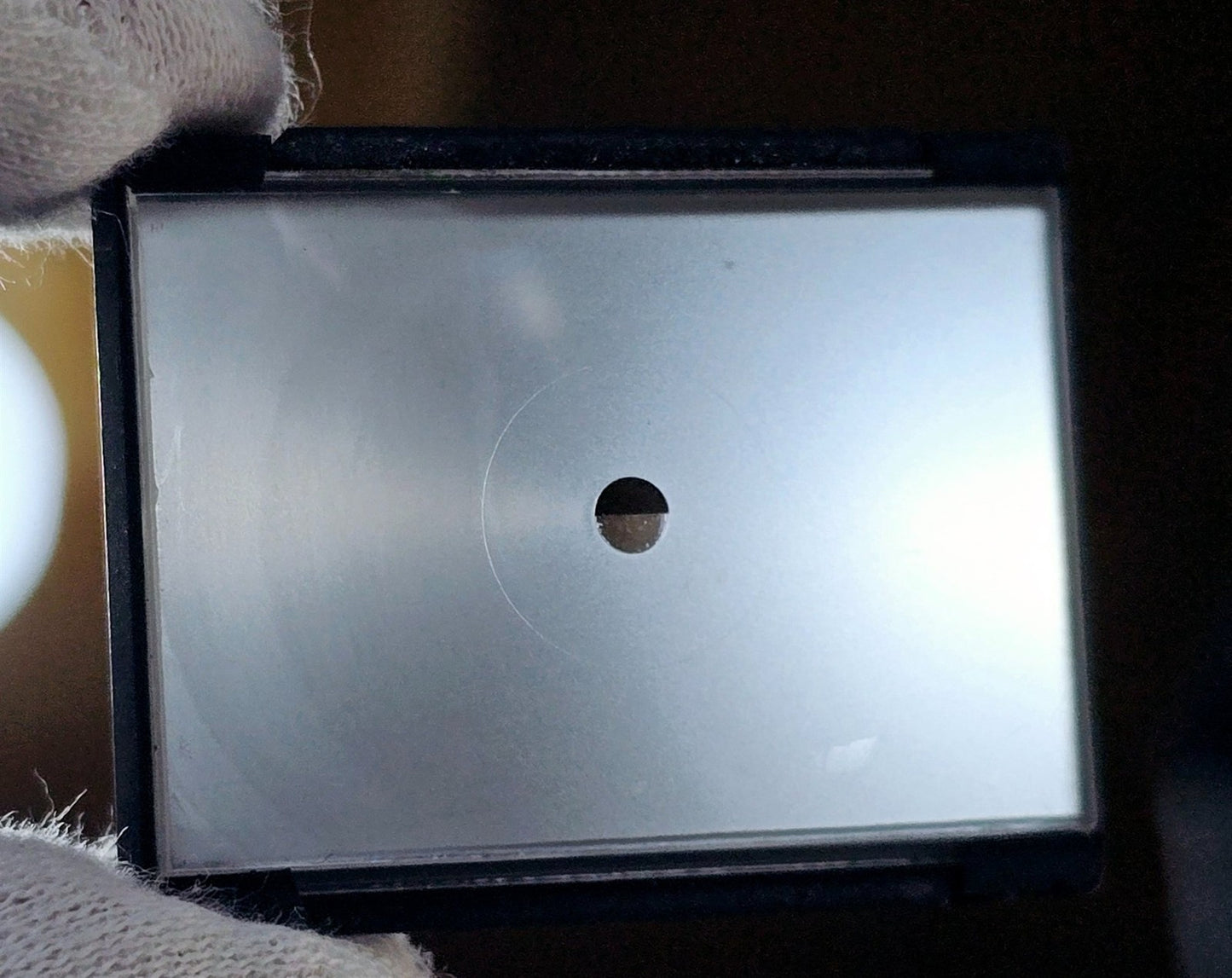 [Pre-owned] Nikon Focusing Screen Type A Split Image for F F2 — Mint — Japan #5041