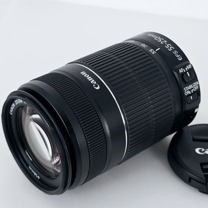 [Pre-owned] Canon EF-S 55-250mm f/4-5.6 IS II Zoom AF Lens — Near Mint+++ — Japan #5773