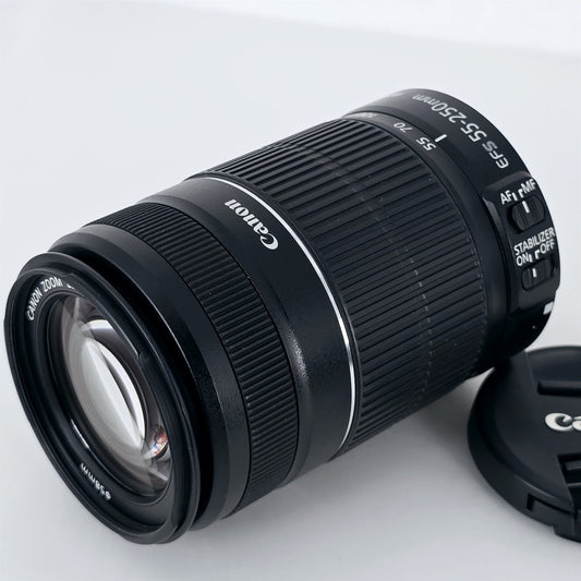 [Pre-owned] Canon EF-S 55-250mm f/4-5.6 IS II Zoom AF Lens — Near Mint+++ — Japan #5773