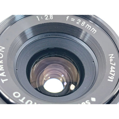[Pre-owned] Tamron Auto 28mm F2.8 Wide Angle MF Lens for Canon — Near MINT — Japan #3427