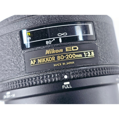 [Pre-owned] Nikon ED AF Nikkor 80-200mm F2.8 Telephoto Zoom Lens — Near MINT — Japan #4371