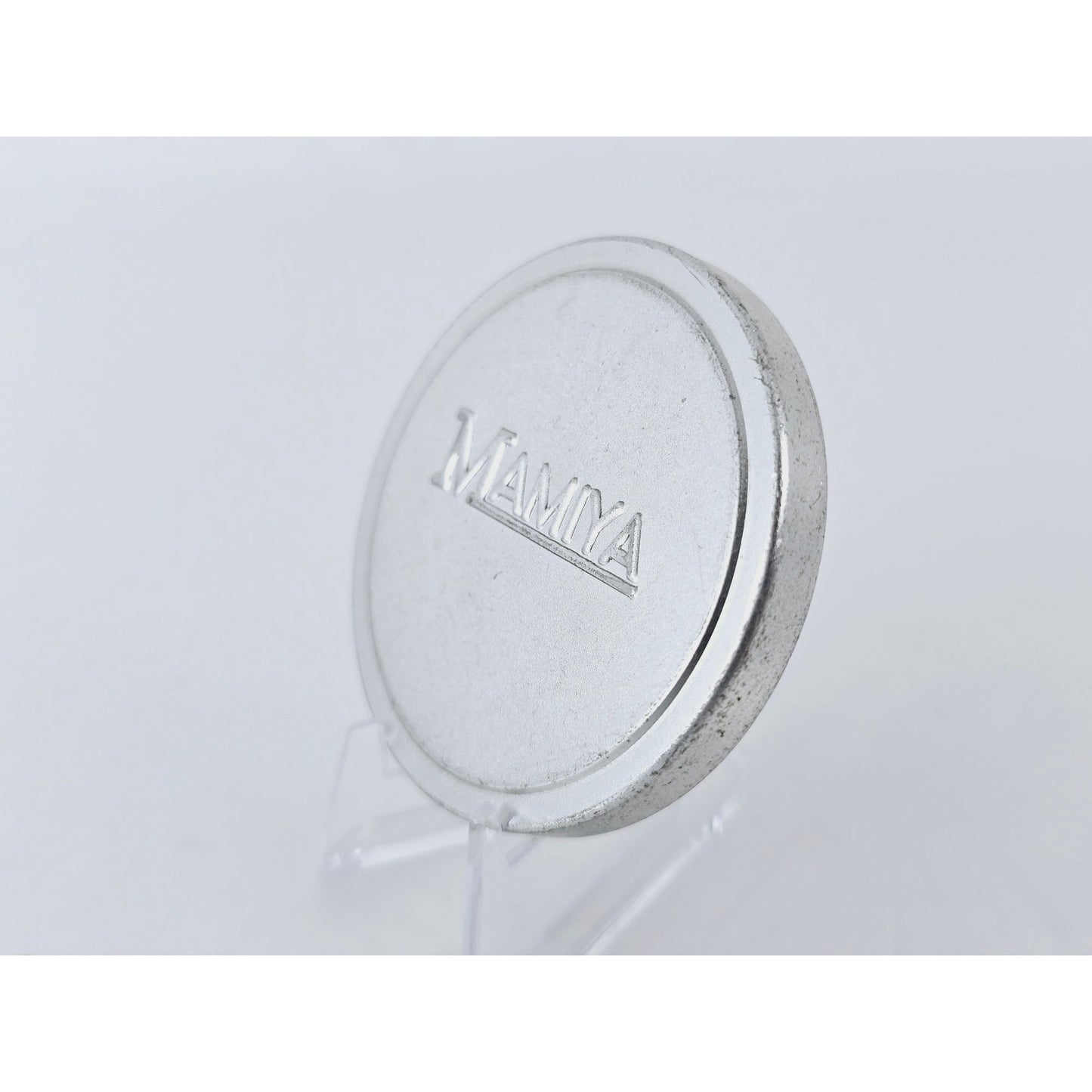 [Pre-owned] Mamiya Metal Front Lens Cap 42mm Push-on — Near MINT — Japan #2544