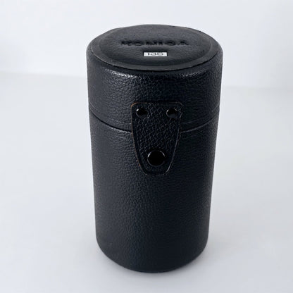 [Pre-owned] Konica Hard Lens Case for 28mm 135mm Lens — Near MINT — Japan #5266