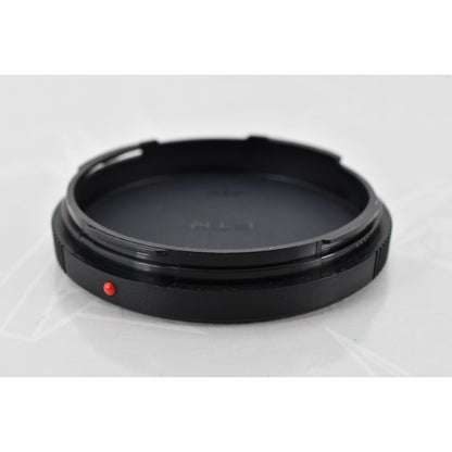 [Pre-owned] Zenza Bronica ETR Body Cap & Rear Lens Cap — Top MINT — Japan #2186