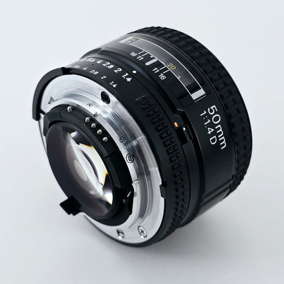 [Pre-owned] Nikon AF Nikkor 50mm F1.4 D Prime Standard Lens — Mint — Japan #4826