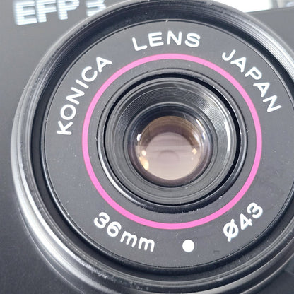 [Pre-owned] Konica EFP 3 35mm Point & Shoot Film Camera — Near Mint — Japan #5229