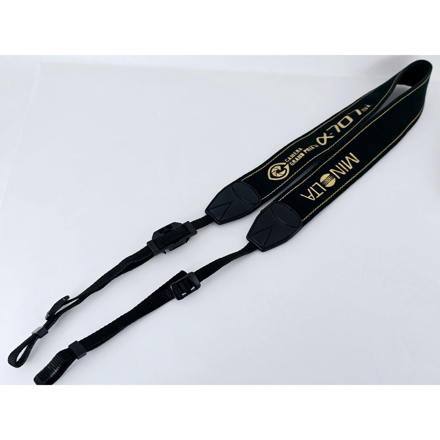 [Pre-owned] Minolta Grand Prix'94 alpha 707si Camera Strap (Gold) — MINT — Japan #4973