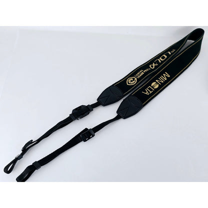 [Pre-owned] Minolta Grand Prix'94 alpha 707si Camera Strap (Gold) — MINT — Japan #4973