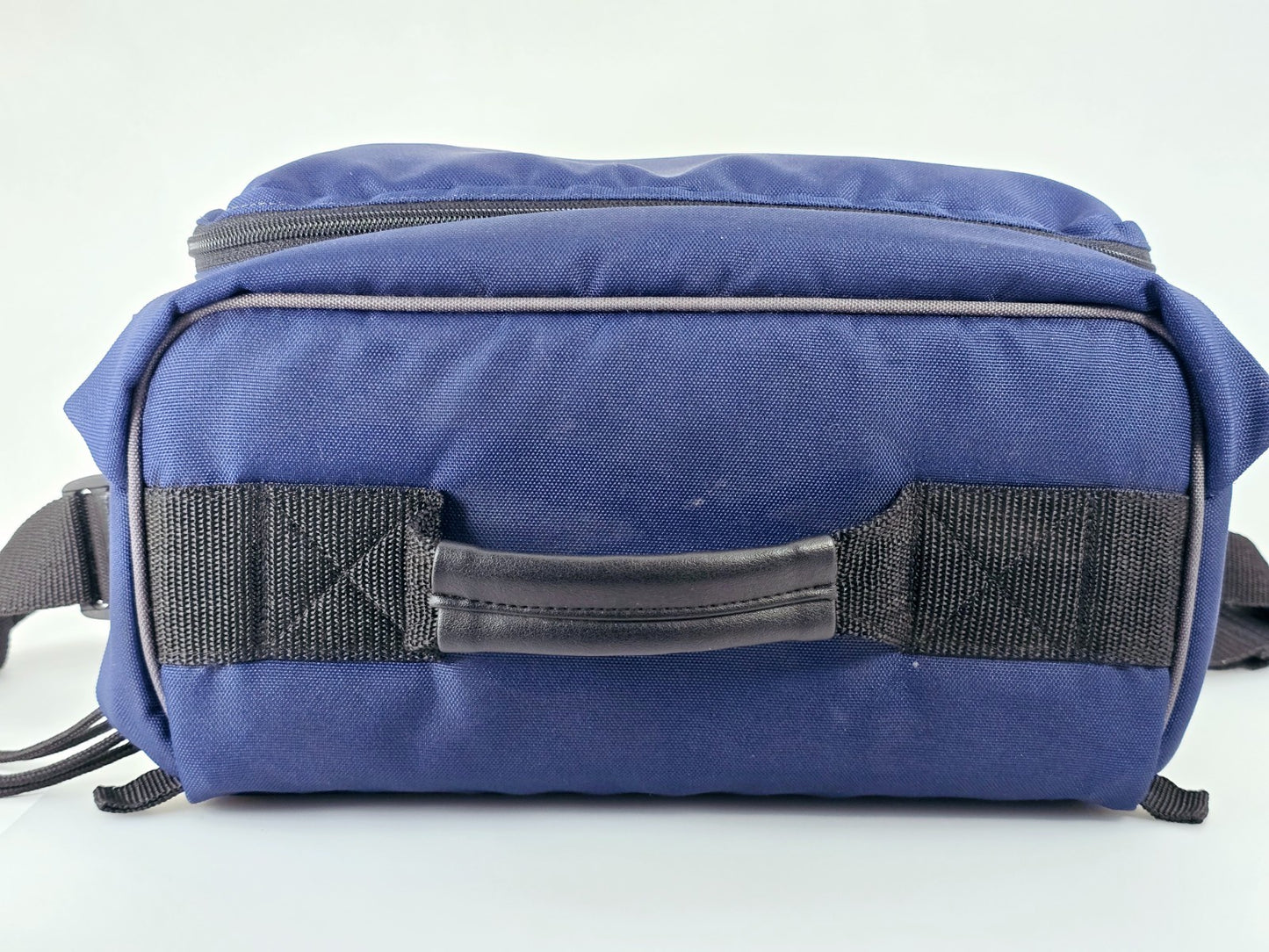 🌸[Near MINT] Genuine Nikon Camera Lens Shoulder Bag Nylon Navy blue From JAPAN