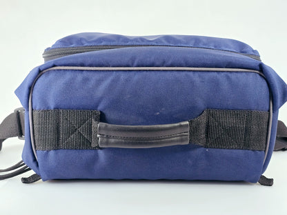 🌸[Near MINT] Genuine Nikon Camera Lens Shoulder Bag Nylon Navy blue From JAPAN