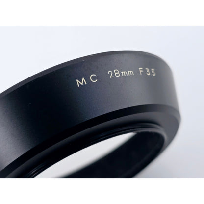 [Pre-owned] Minolta Metal Lens Hood Shade for MC 28mm F3.5 — Near MINT — Japan #4958
