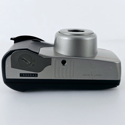 [Pre-owned] Olympus OZ 120 Zoom Point & Shoot 35mm Film Camera (Silver) — Mint — Japan #5644