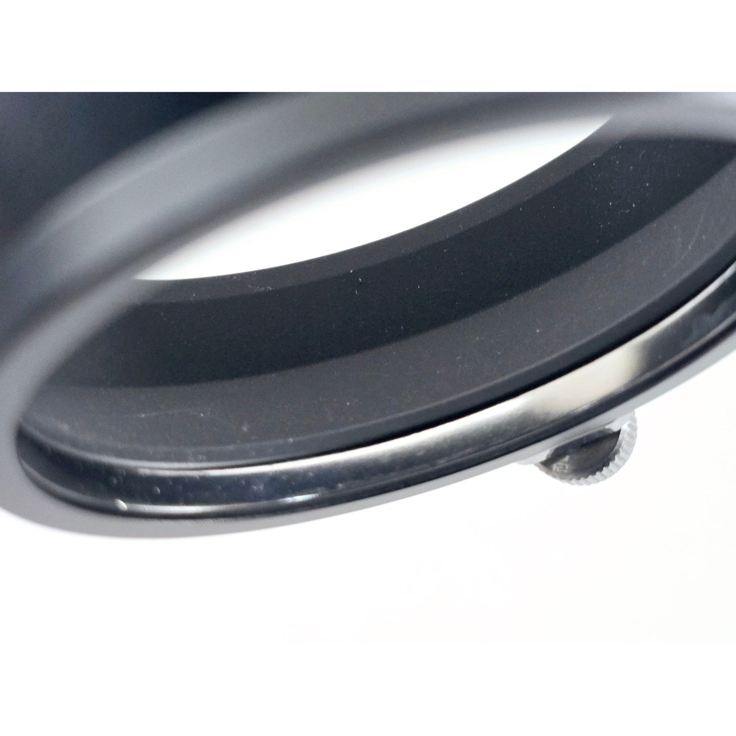 [Pre-owned] Olympus Pen LH-48B Black Metal Lens Hood for 17mm F1.8 — Top MINT — Japan #4087