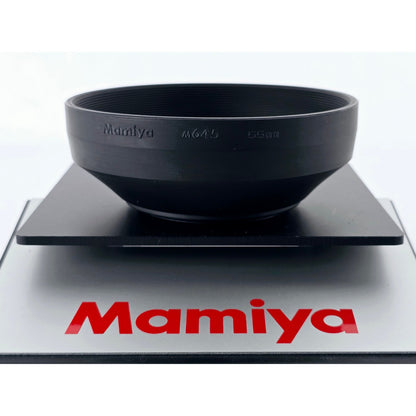 [Pre-owned] Mamiya M645 55mm Rubber Lens Hood Genuine for Sekor C — MINT — Japan #4783