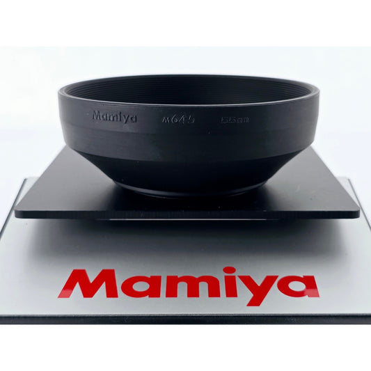 [Pre-owned] Mamiya M645 55mm Rubber Lens Hood Genuine for Sekor C — MINT — Japan #4783