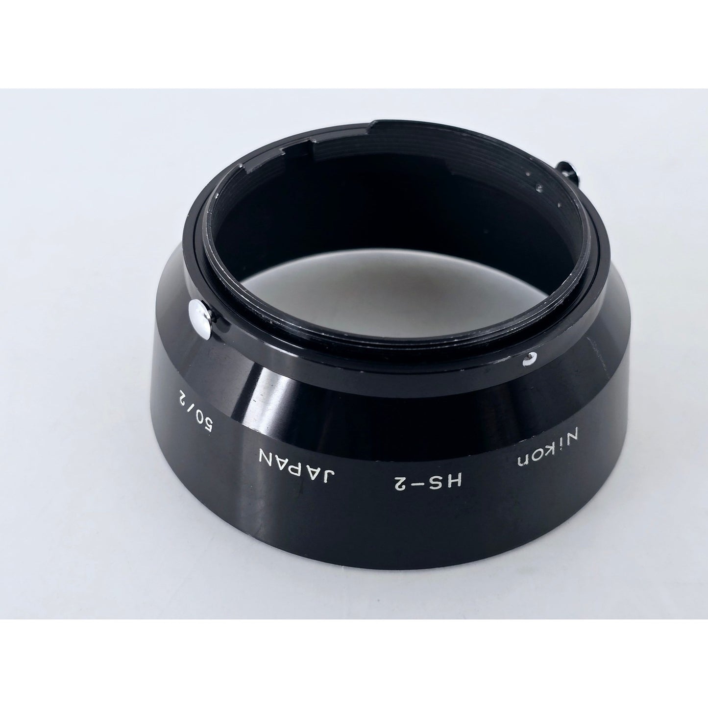 [Pre-owned] Nikon HS-2 Lens Hood for 50/2 85/1.8 105/2.5 55/3.5 — Near MINT — Japan #4418
