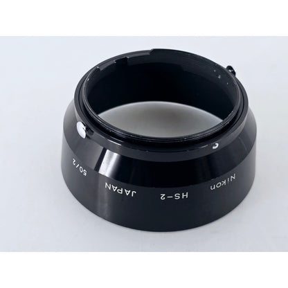 [Pre-owned] Nikon HS-2 Lens Hood for 50/2 85/1.8 105/2.5 55/3.5 — Near MINT — Japan #4418