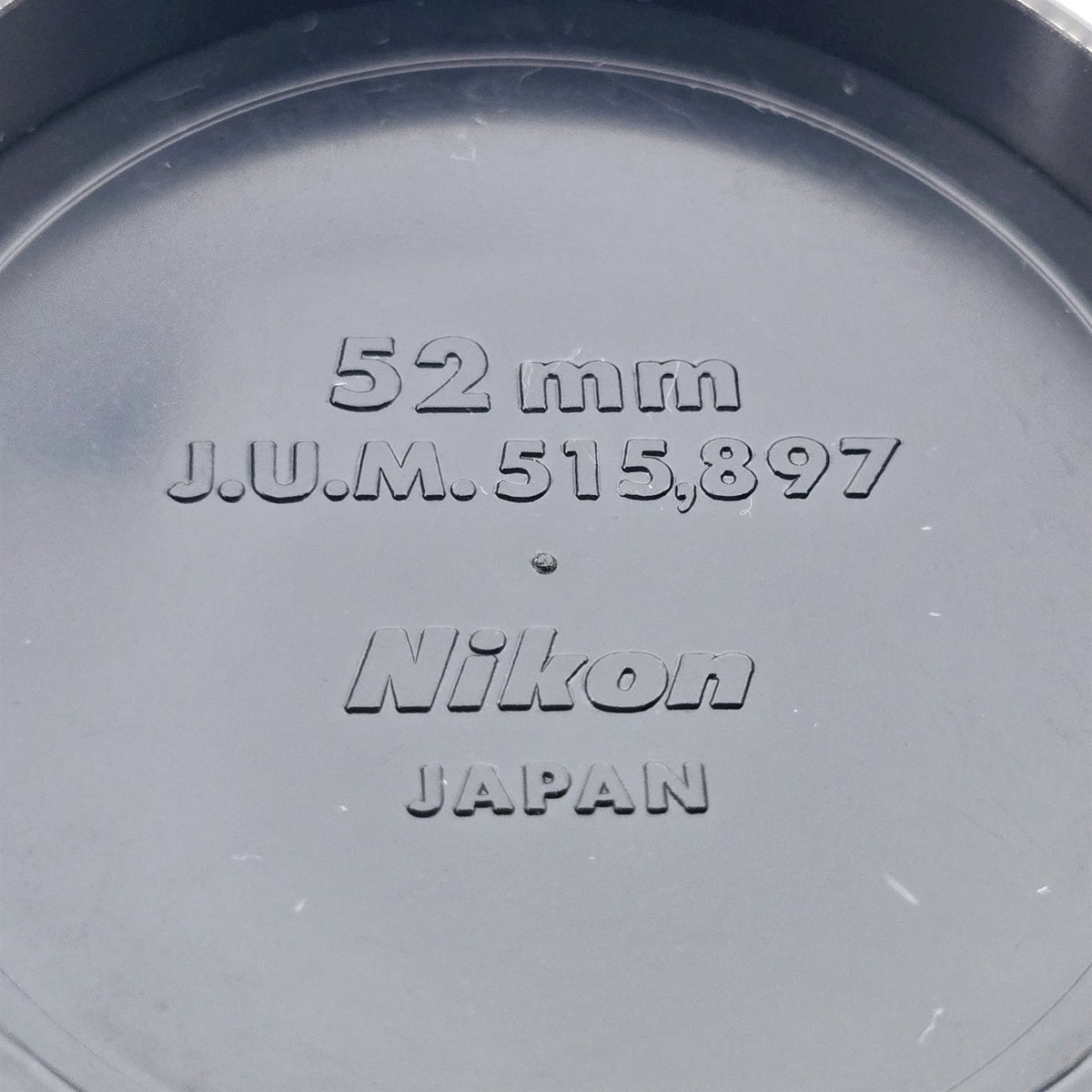 [Pre-owned] Nikon Nikkor 52mm Pin-Type Clip-On Front Lens Cap (Set of 2) — Near Mint — Japan #5532