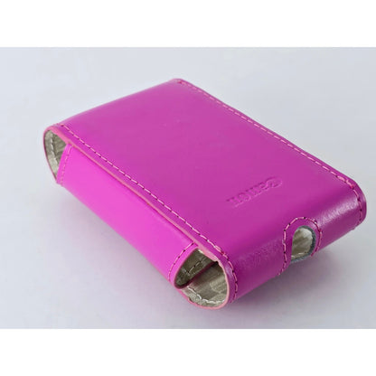 [Pre-owned] Genuine Canon IXY Digital Camera Case Pink — Top MINT — Japan #4656