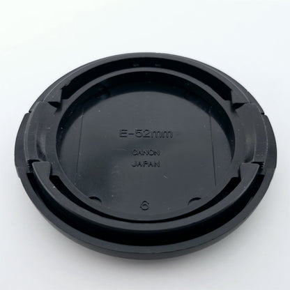 [Pre-owned] Canon Front Lens Cap E-52U 52mm (Set of 2) — Near Mint+++ — Japan #5536