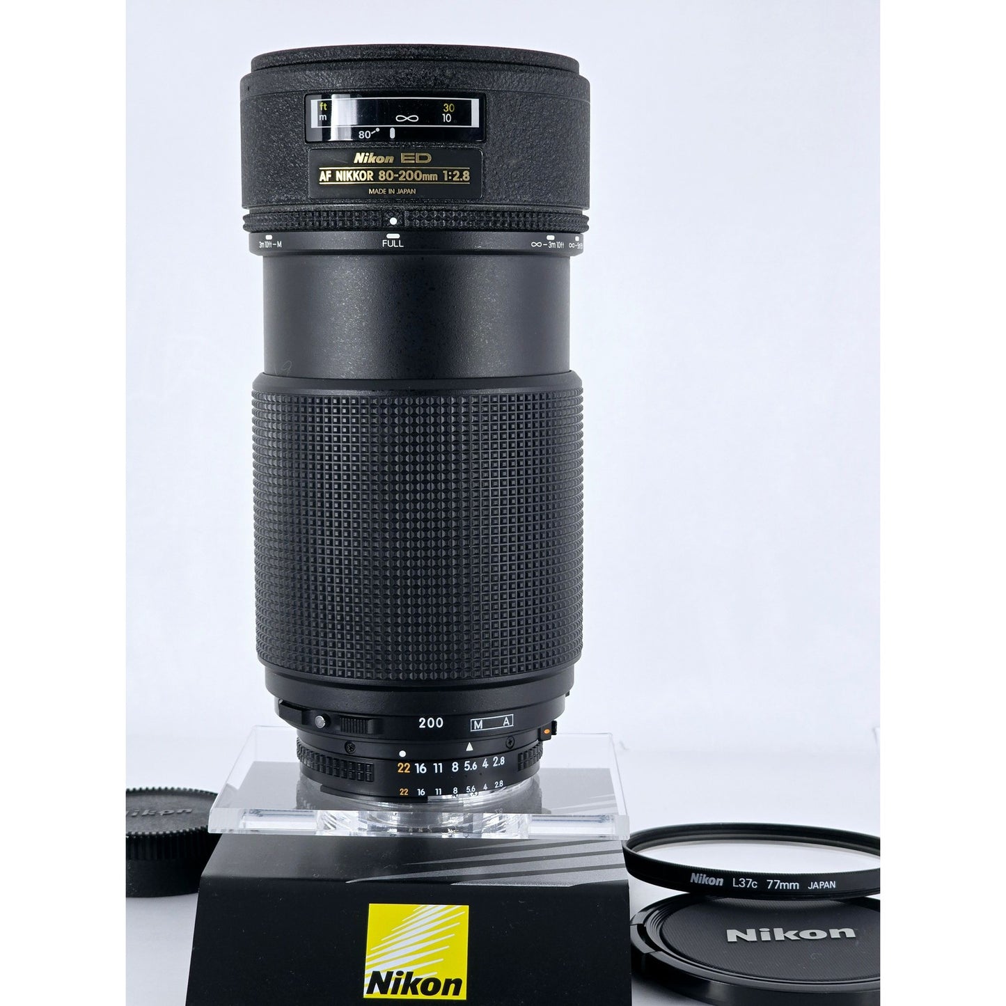 [Pre-owned] Nikon ED AF Nikkor 80-200mm F2.8 Telephoto Zoom Lens — Near MINT — Japan #4371