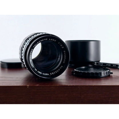 [Pre-owned] Tokyo Koki Minetar Telephoto 135mm F3.5 MF Lens — Near MINT — Japan #3434