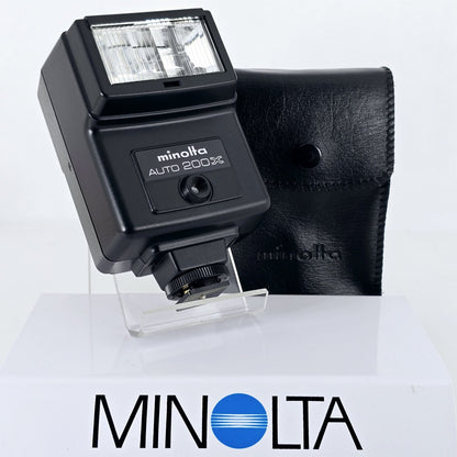 [Pre-owned] Minolta Auto 200X Shoe Mount Flash for XG XD Series — Mint — Japan #5285
