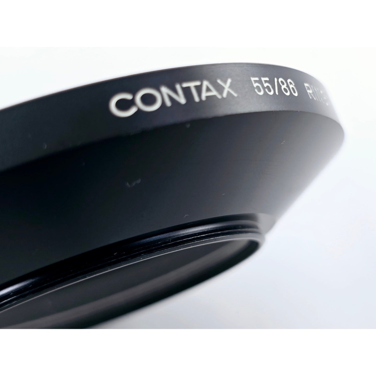 [Pre-owned] Contax Metal Hood 1 with 55/86 Adapter Ring (Genuine) — MINT — Japan #3569