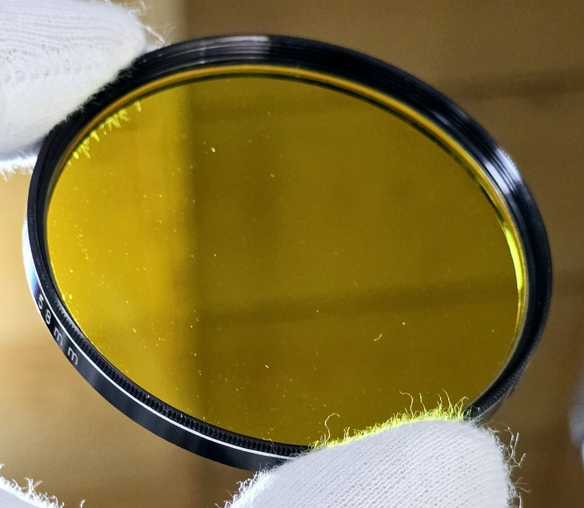 [Pre-owned] Pentax SMC 58mm Y48 (Y2) Yellow Lens Filter — Near Mint — Japan #5596