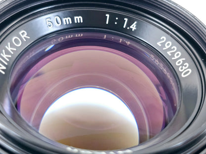 🌸[Near MINT] Nikon Non Ai Nikkor 50mm F1.4 MF Standerd Lens From Japan