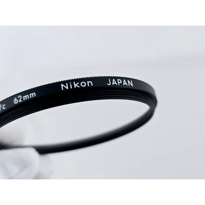 [Pre-owned] Nikon L37c 62mm UV Lens Filter (Set of 2) — Near MINT — Japan #4138