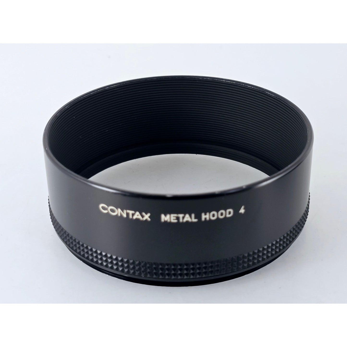 [Pre-owned] Contax Metal Lens Hood 4 with 67/86 Adapter Ring Set — MINT — Japan #4229